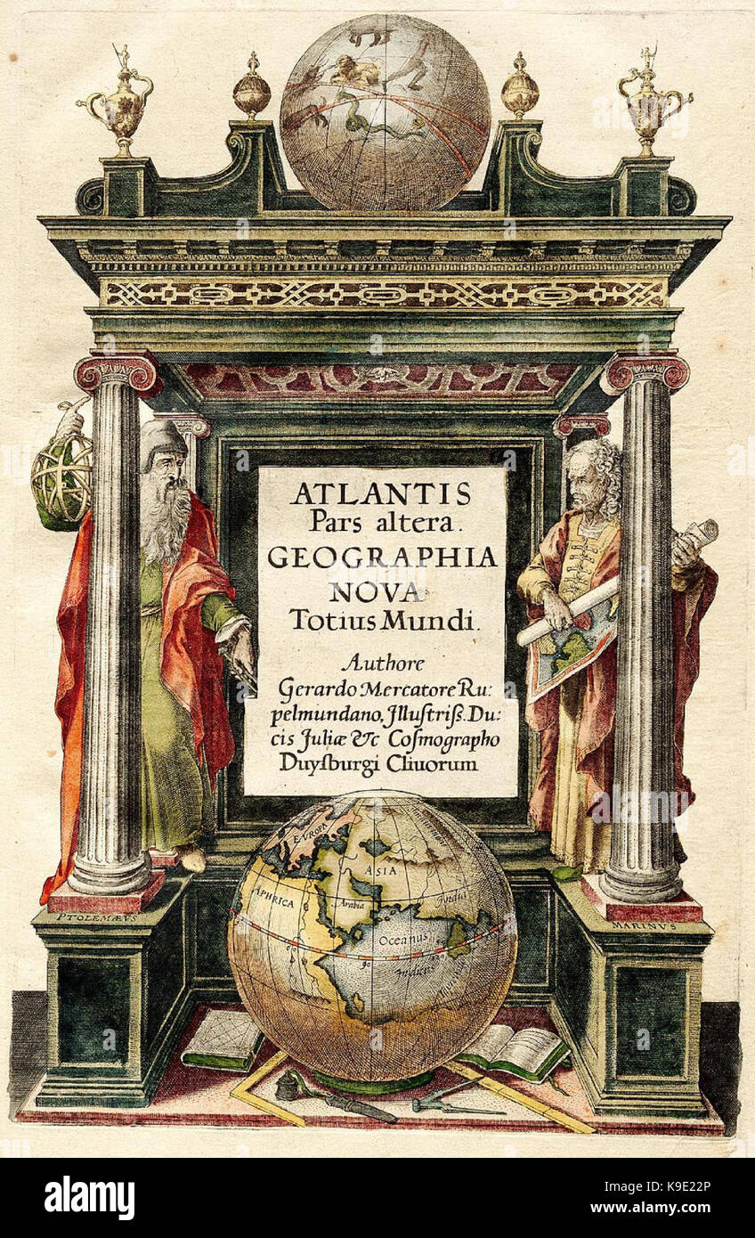 Map of atlantis hi-res stock photography and images - Alamy
