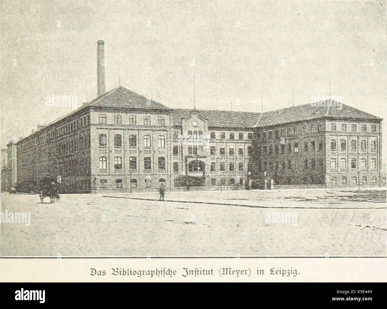 Meyers bibliographisches institut foto 1892   leipzig und seine bauten 779 Stock Photo