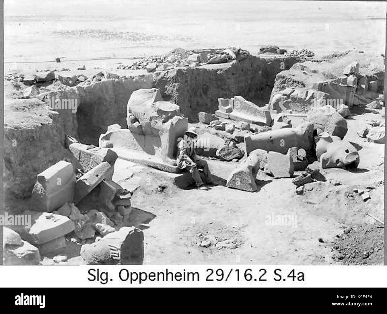 Max von Oppenheim. Tell Halaf. 1911.II Stock Photo - Alamy