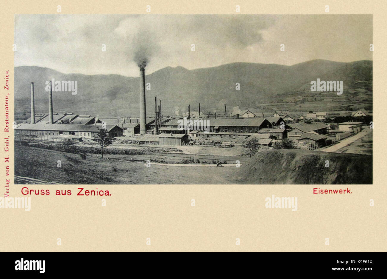 Narrow Gauge Railway Bosnabahn Ironworks Zenica Stock Photo