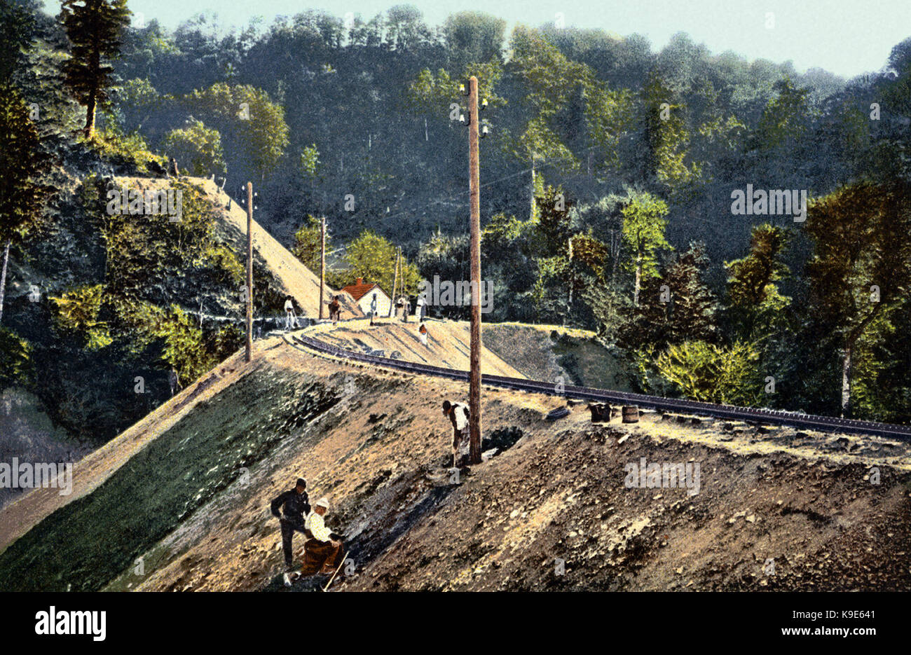 Narrow Gauge Railway Narentabahn Station Ivan Stock Photo Alamy