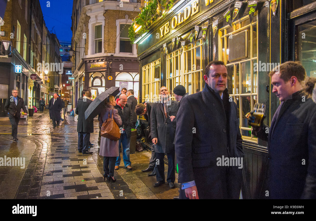 Ye Olde Watling, Watling Street, London, Great Britiain Stock Photo