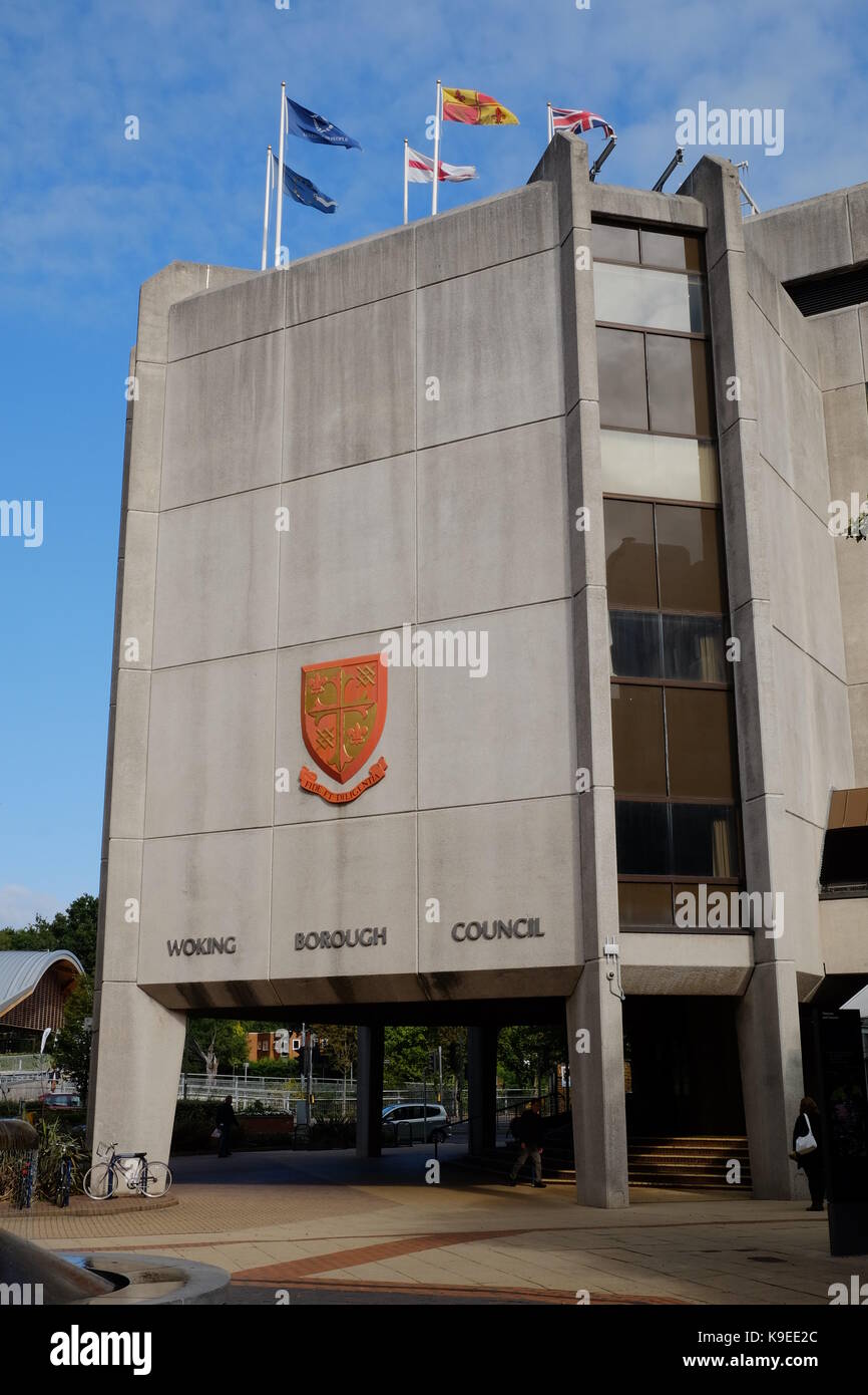Woking Borough Council Stock Photo Alamy