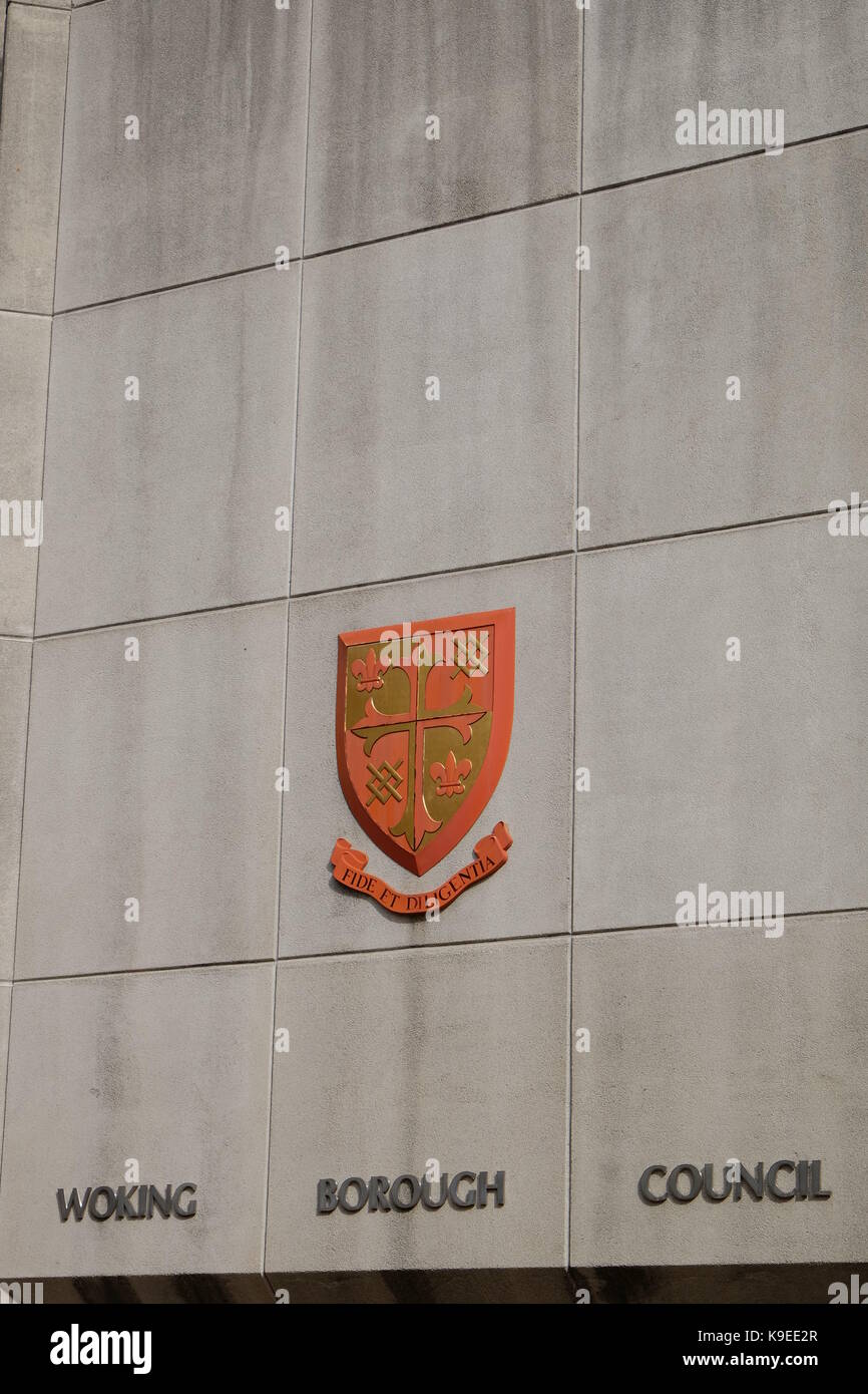 Woking Borough Council Stock Photo Alamy