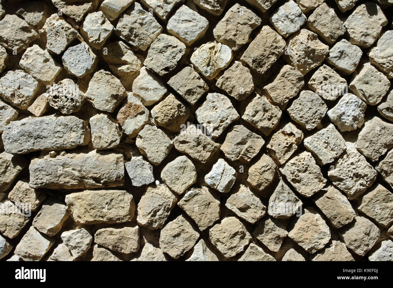 details from a roman wall (Opus reticulatum) in Formia (Italy) about