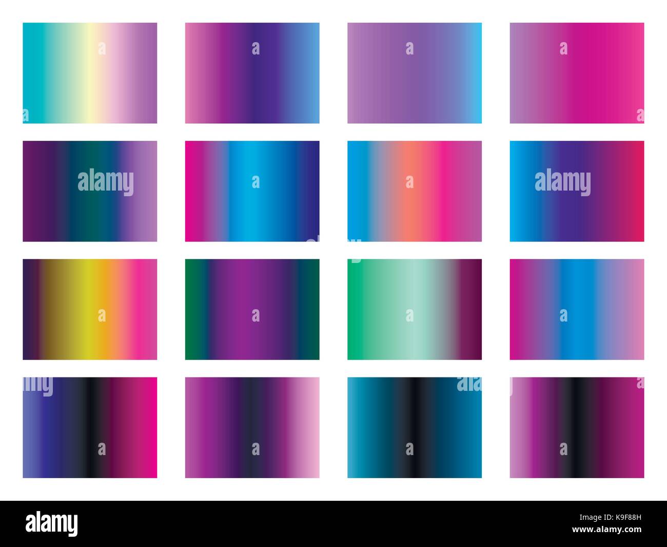Set of gradient backgrounds. Blurred shades of purple, dark violet ...