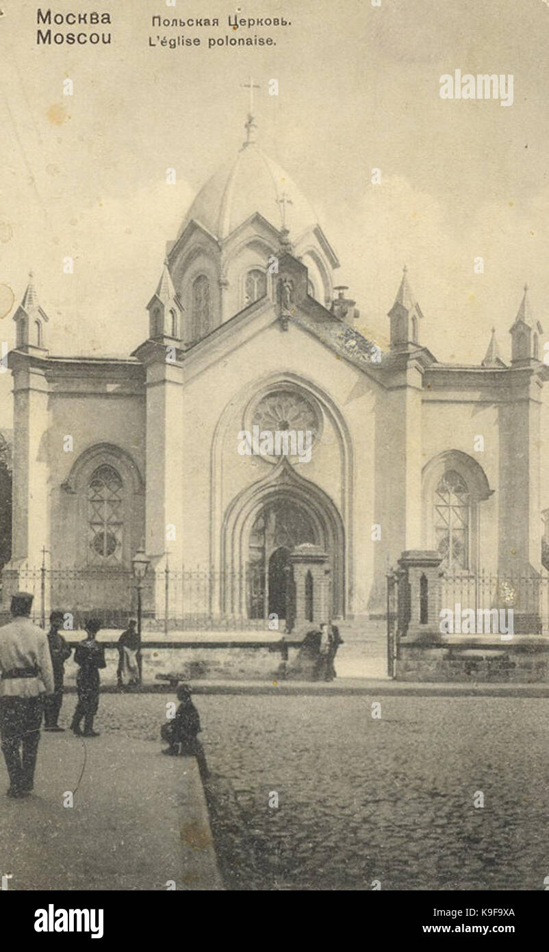 Moscou. L'eglise polonaise 1 Stock Photo Alamy