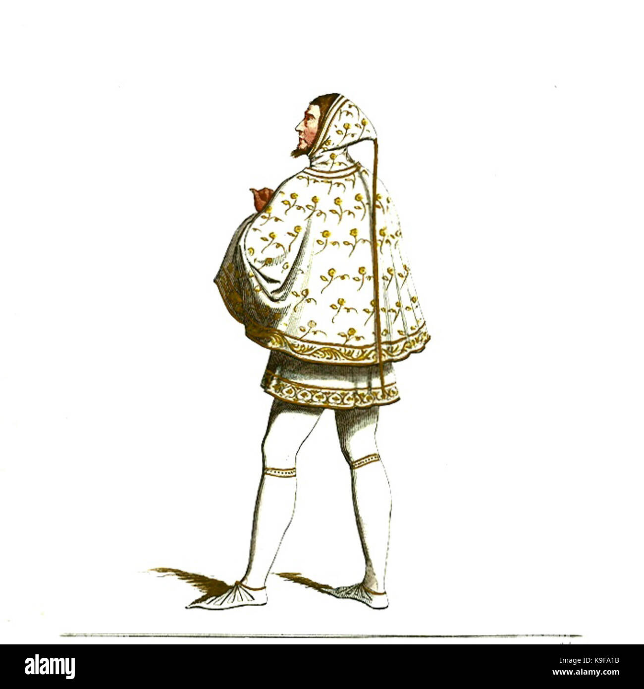 Man in Medieval Dress or Costume (4 Stock Photo - Alamy