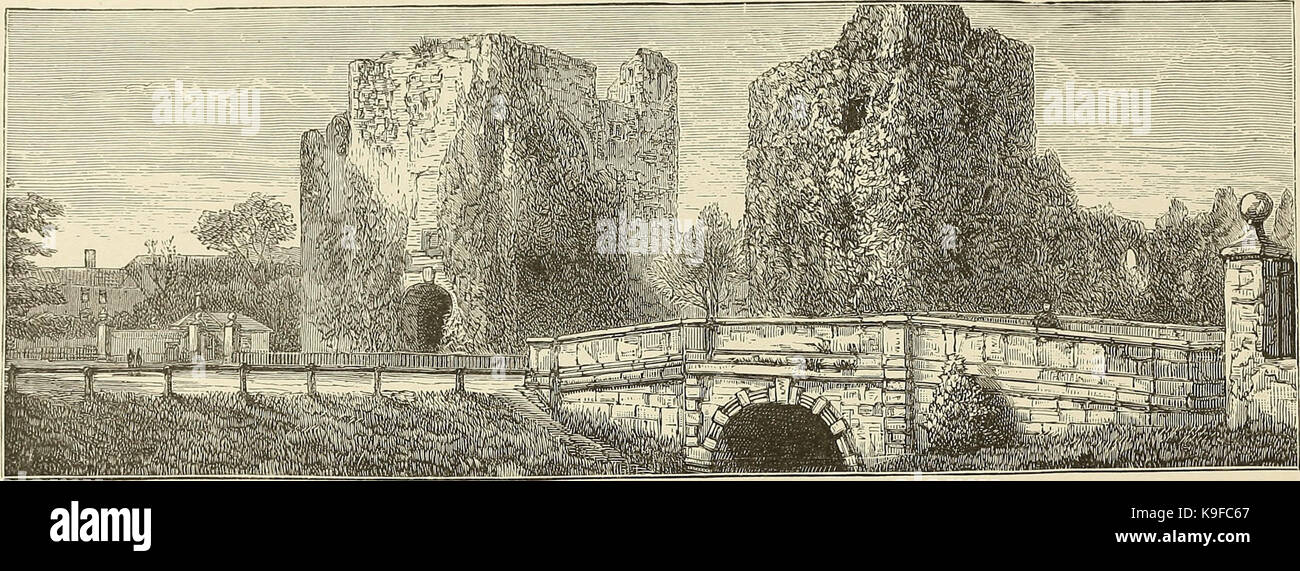 Maynooth Castle 1885 Stock Photo
