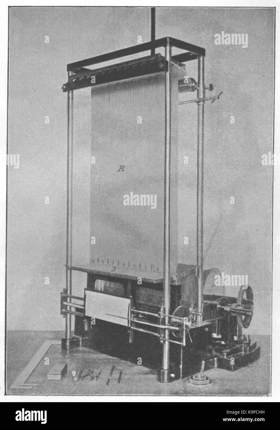 Michelson.new harmonic analyzer.1898.harmonic analyzer Stock Photo Alamy
