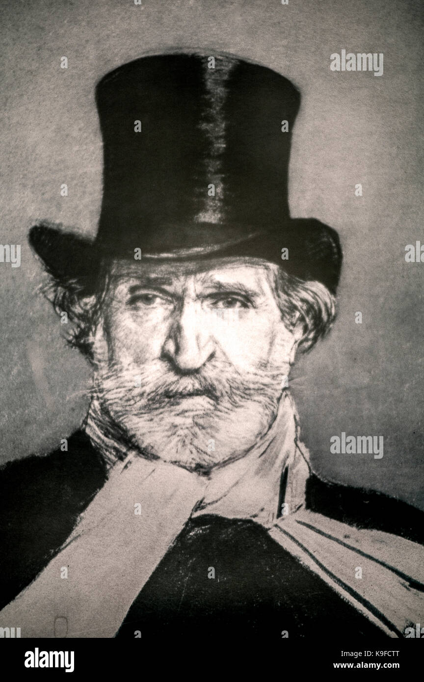 Italy Giuseppe Verdi Stock Photo