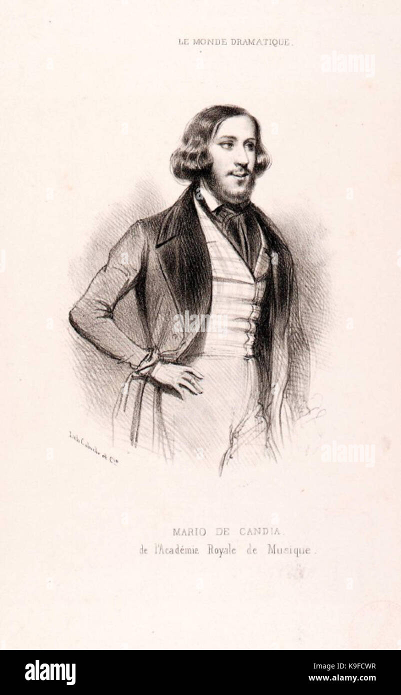 Mario de Candia 1843 Stock Photo Alamy