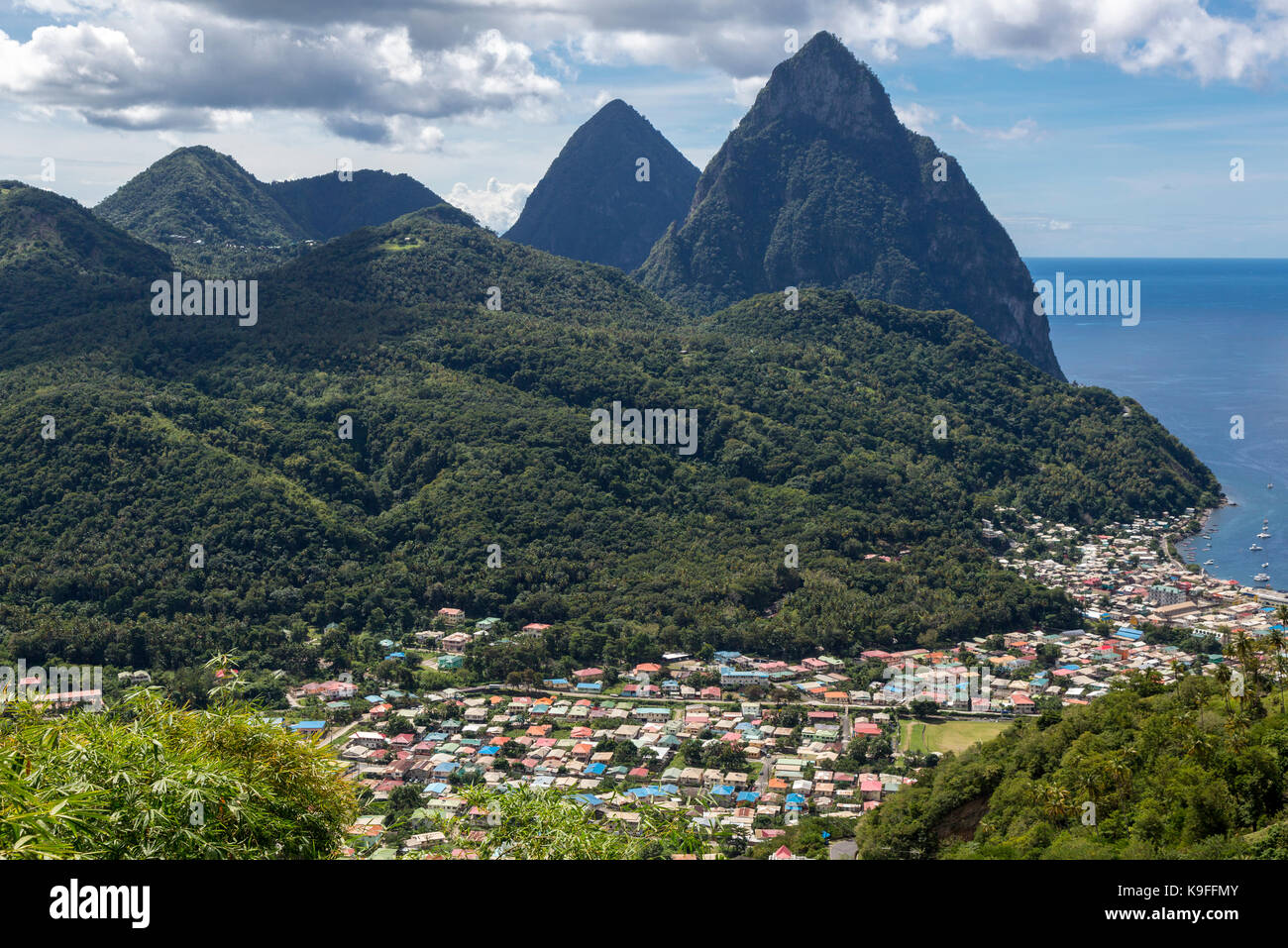 Saint lucia grand piton hires stock photography and images Alamy