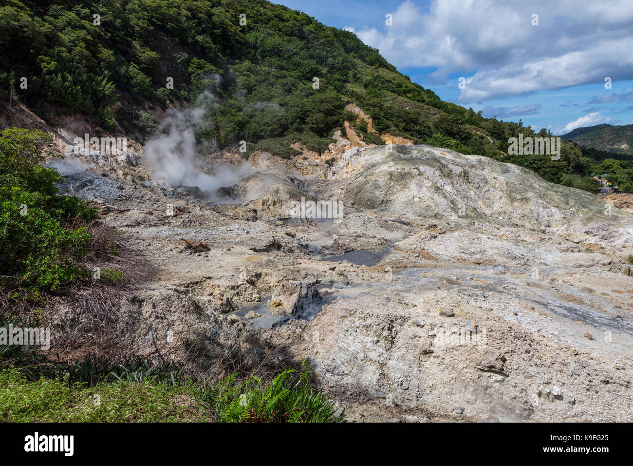 Crapdera Caldera Qualibou Volcano High Resolution Stock Photography and Images ...