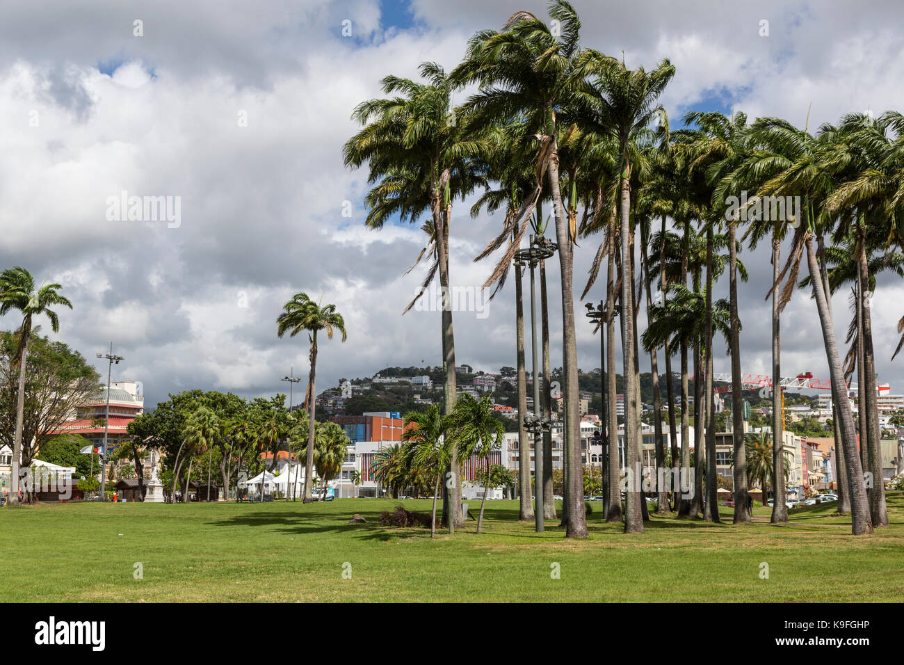 Fort De France Martinique Park La Savane Stock Photo Alamy