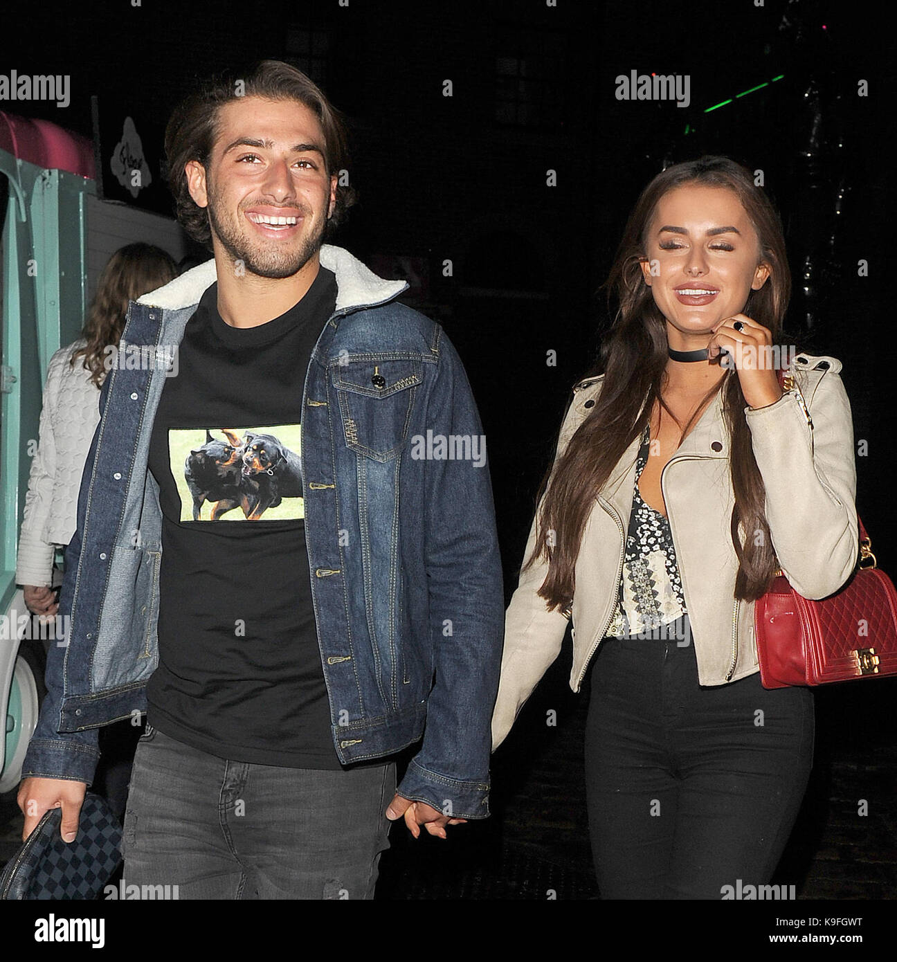 'Love Island' contestants Chris Hughes and Olivia Attwood enjoy a