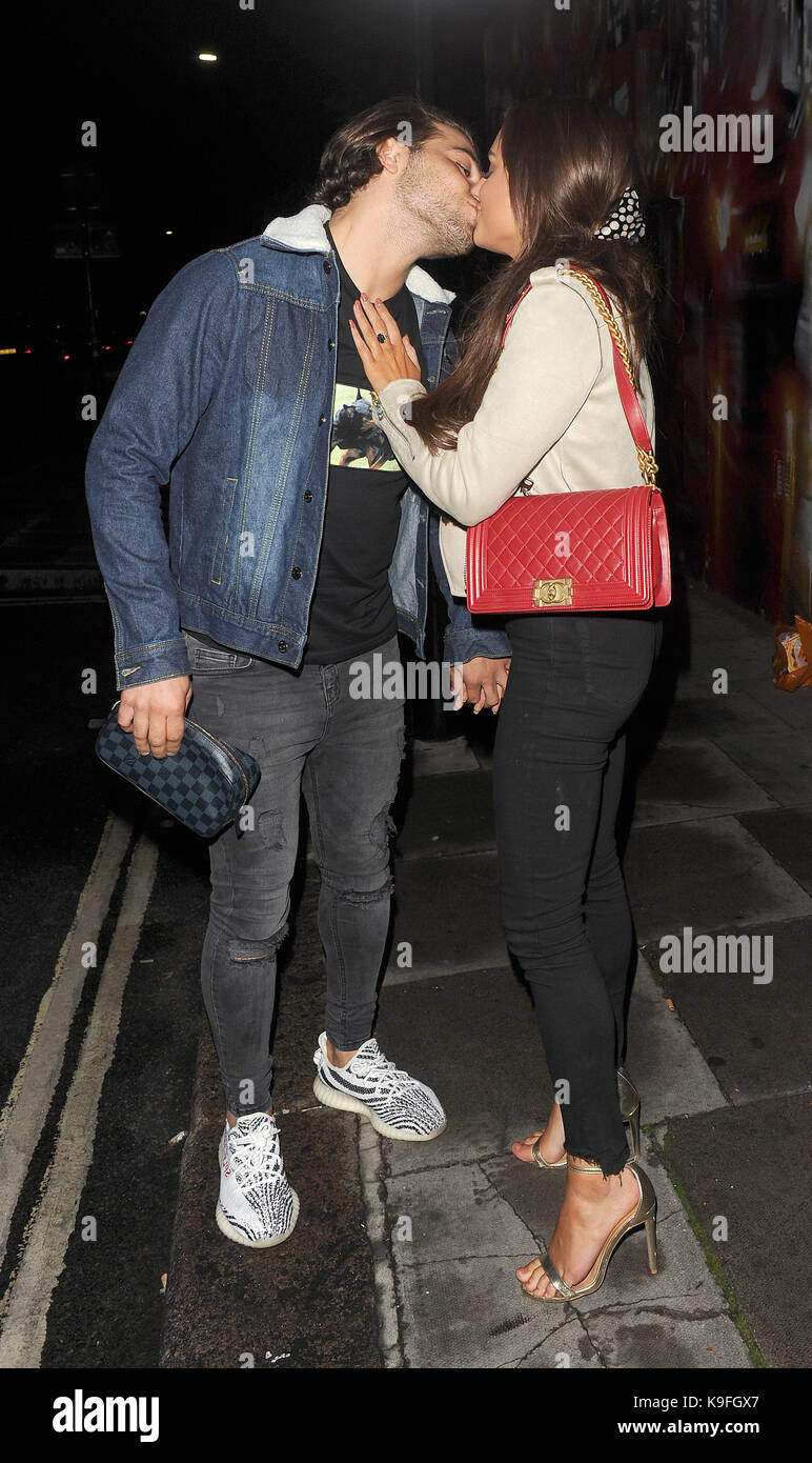 'Love Island' contestants Chris Hughes and Olivia Attwood enjoy a