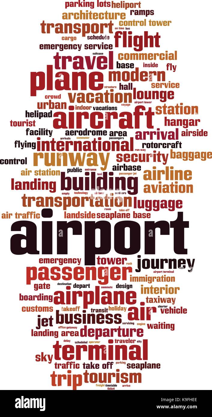 airport-word-cloud-concept-vector-illustration-stock-vector-image-art-alamy