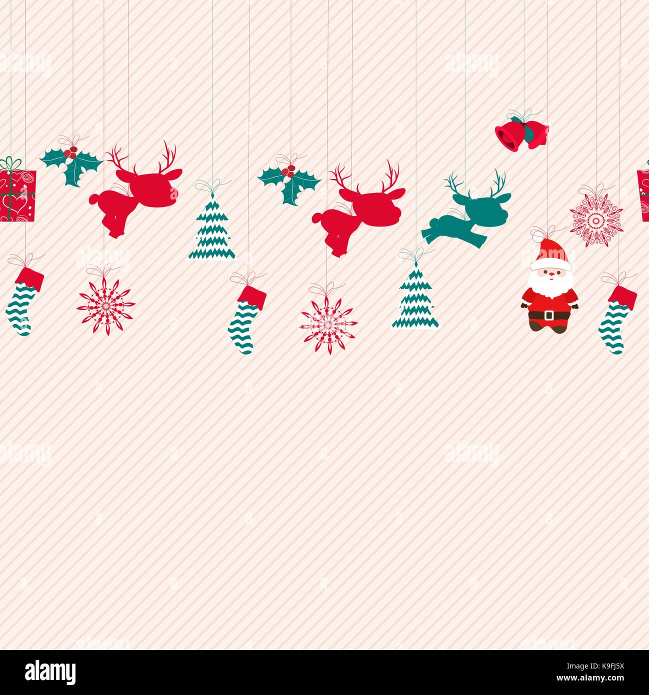 christmas icons seamless pattern Stock Vector Image & Art - Alamy