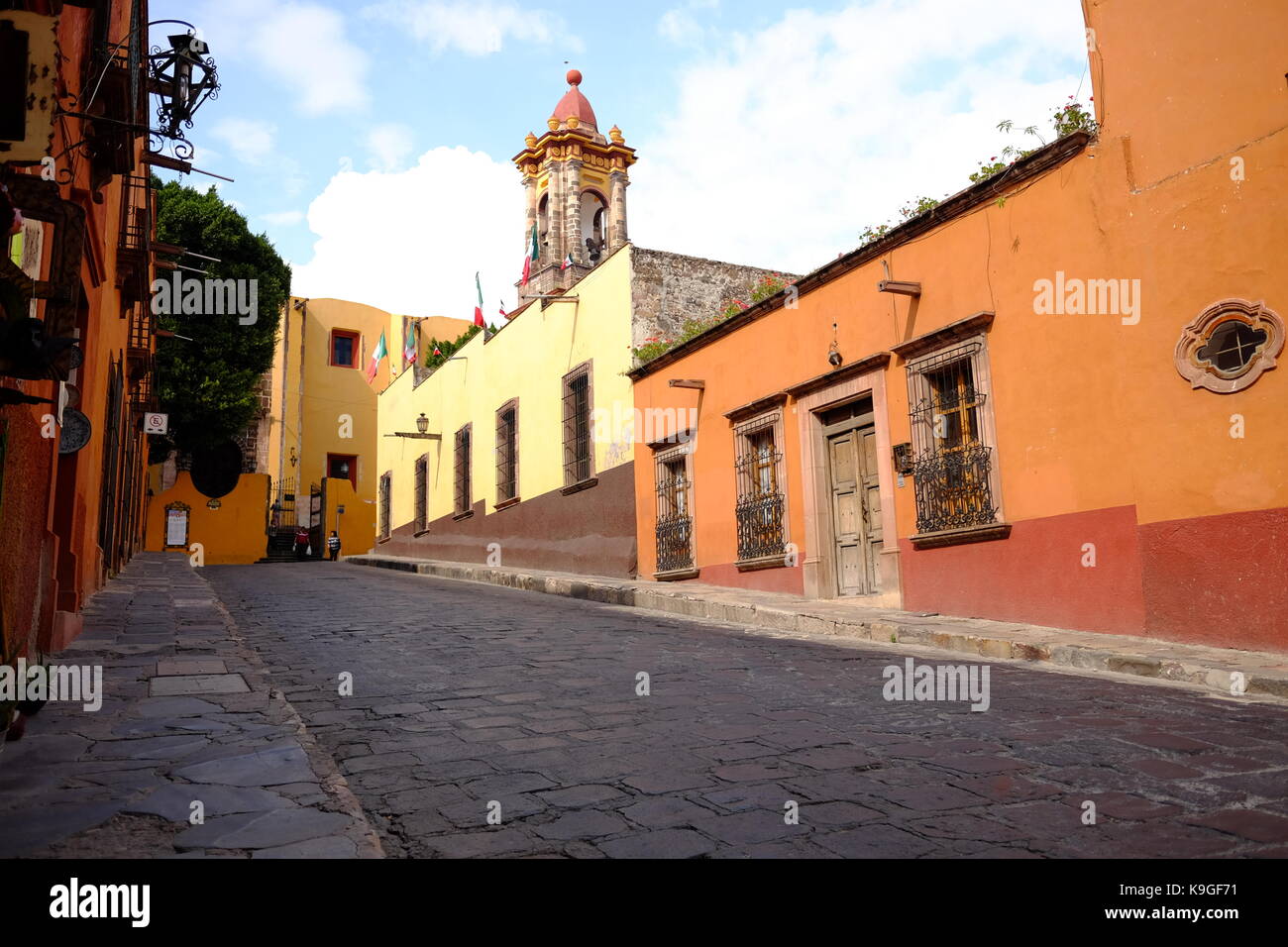 Iglesia de la concepcion en San Miguel de Allende Mexico, en el estado de guanajuato Stock Photo