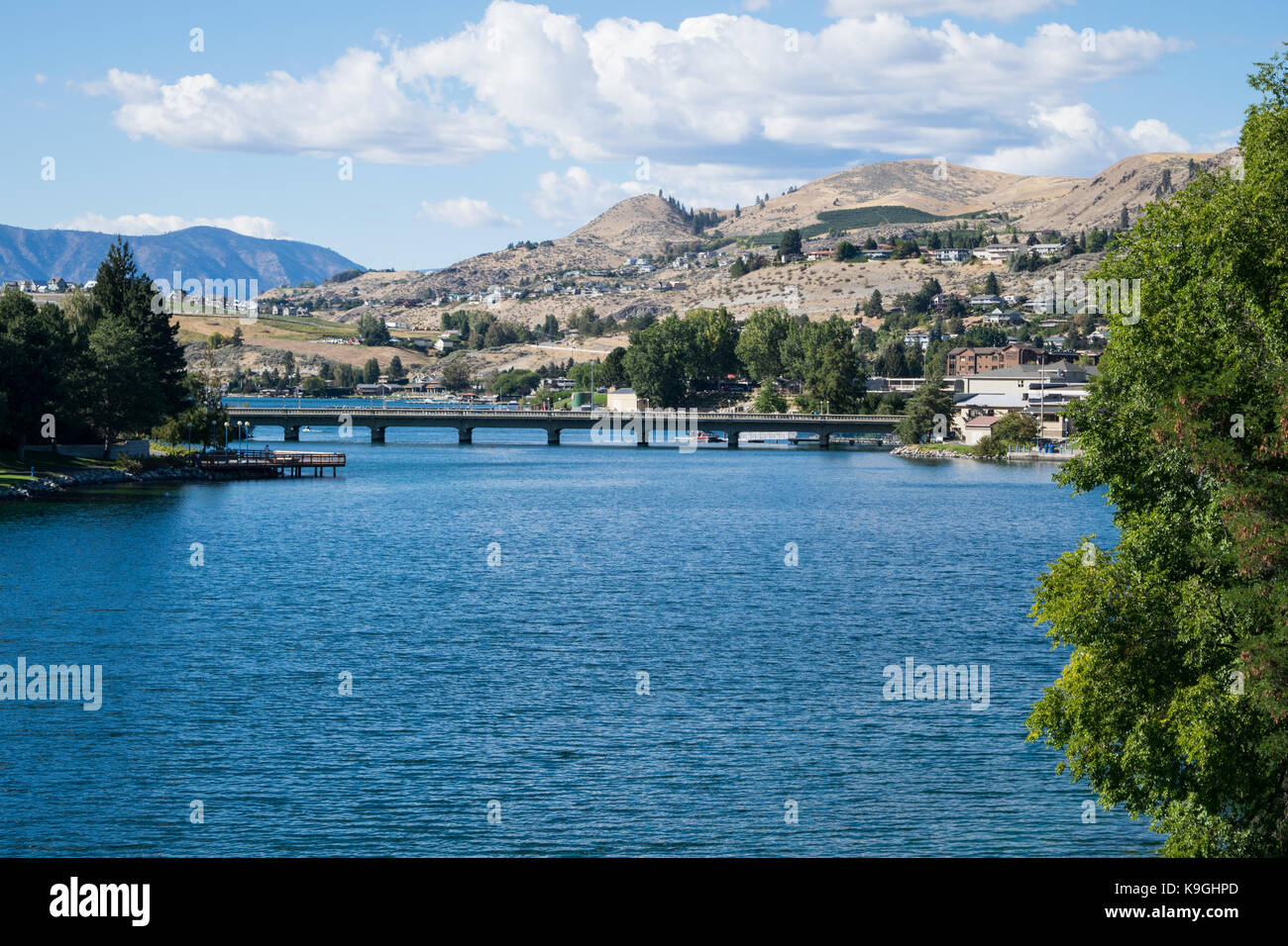 Sunny September in Lake Chelan Stock Photo Alamy