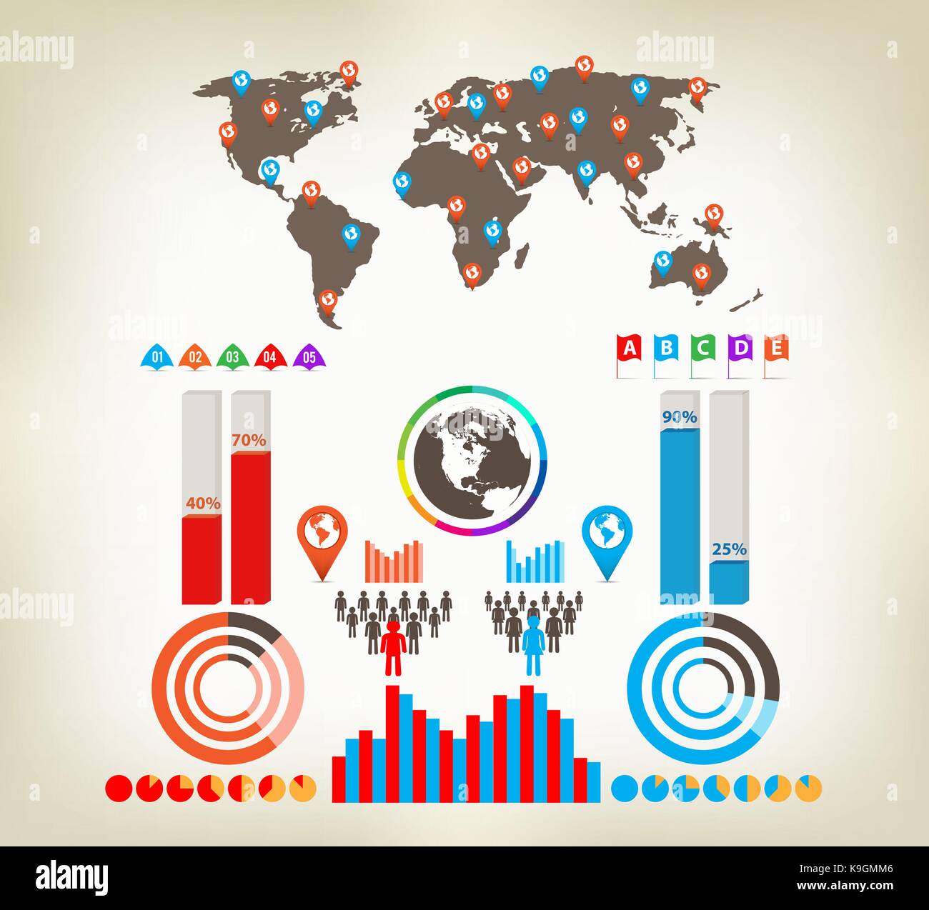 infographic elements design Stock Vector Image & Art - Alamy