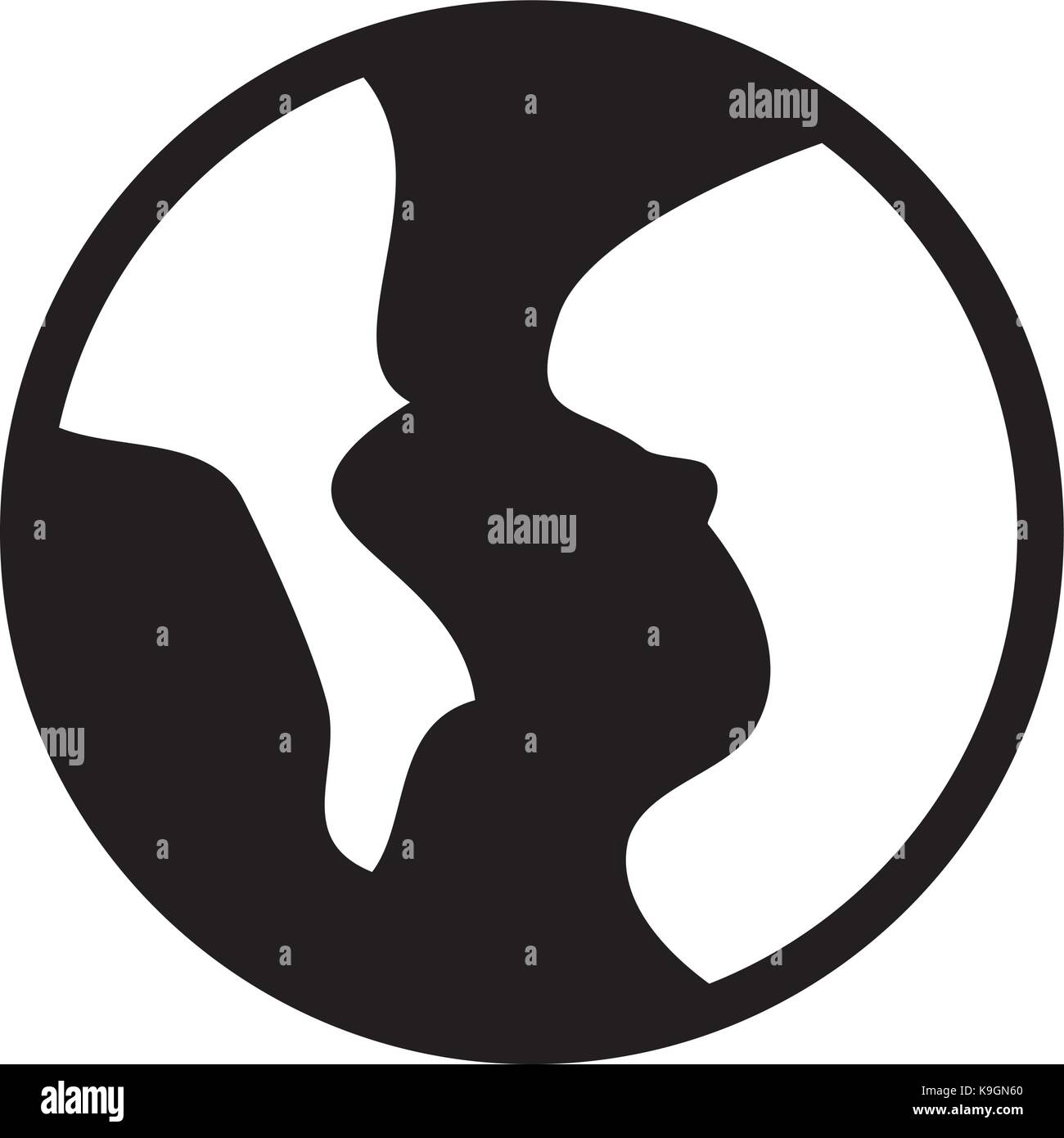 planet earth world system solar icon vector illustration Stock Vector ...