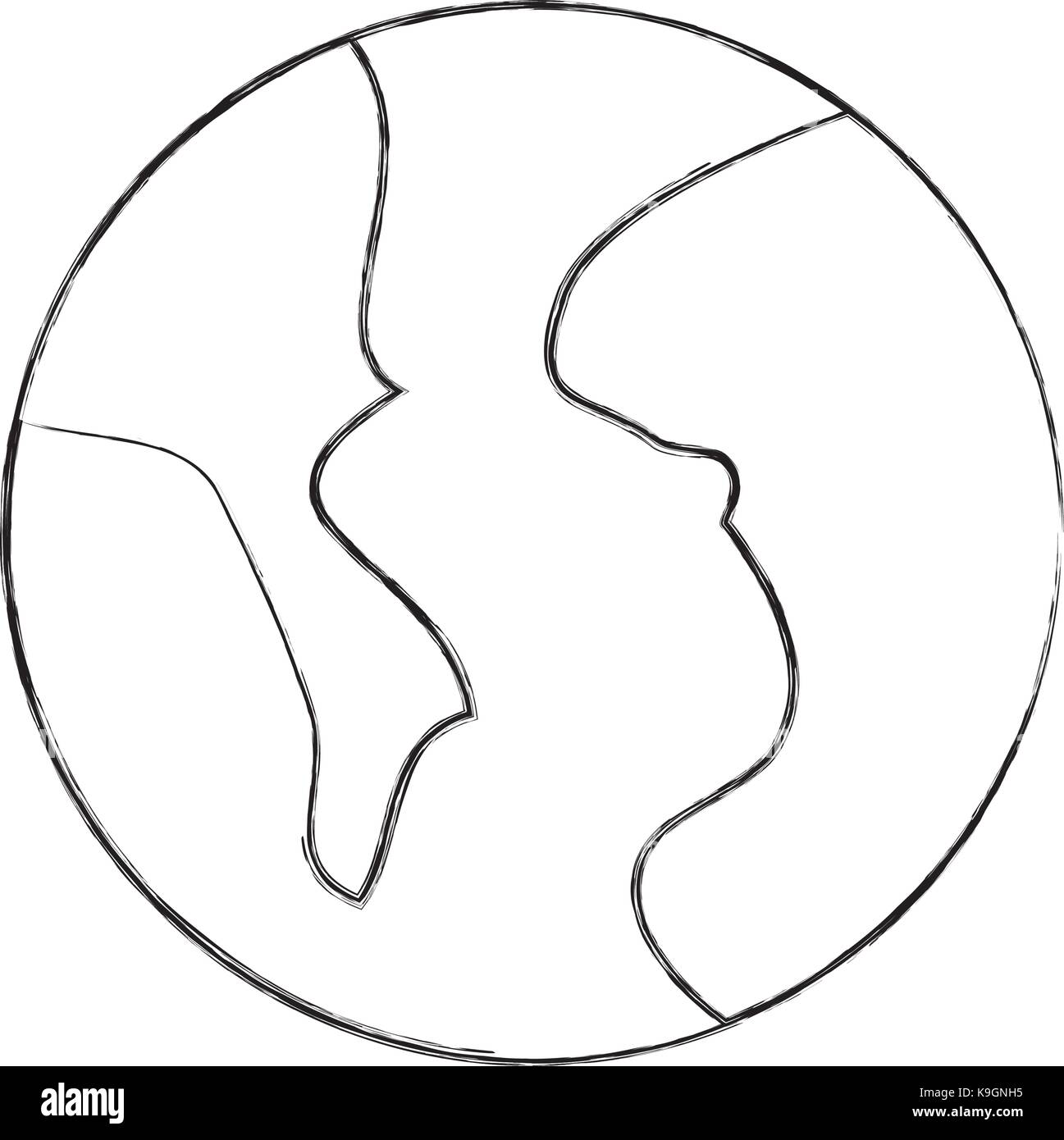 Solar system planet set Black and White Stock Photos & Images - Alamy