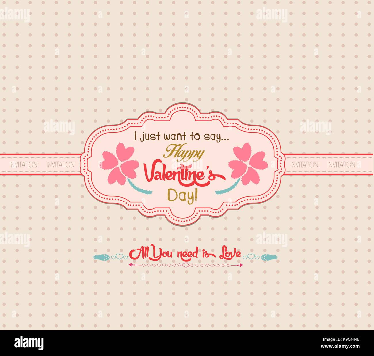 valentine day greeting background Stock Vector Image & Art - Alamy