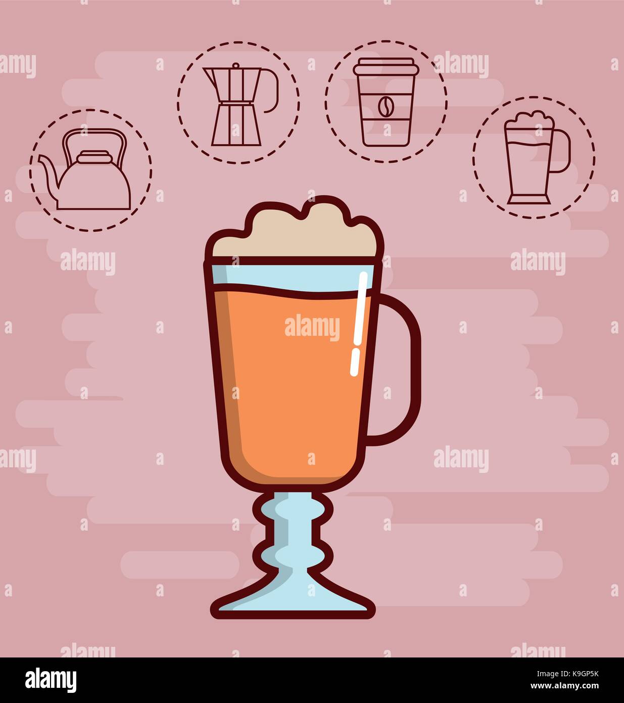 Coffee Time Design Stock Vector Image Art Alamy