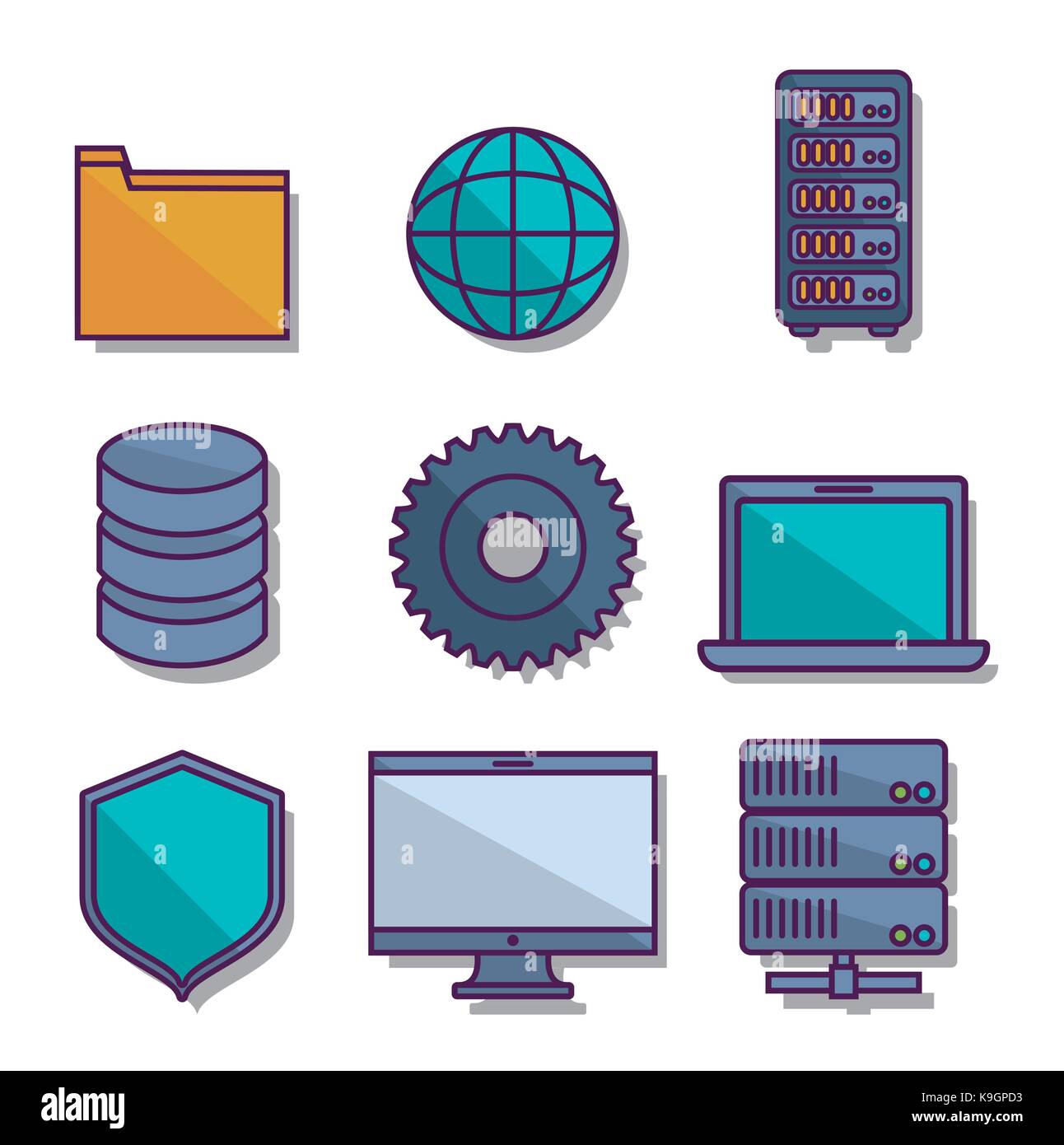 data center design Stock Vector Image & Art - Alamy