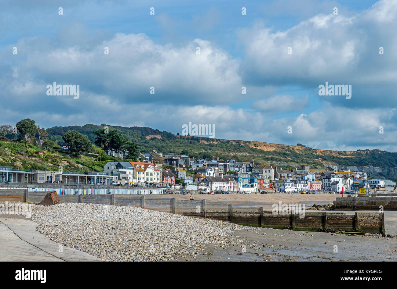 Lyme Regis, Coastal Town in Dorset south of England Stock Photo