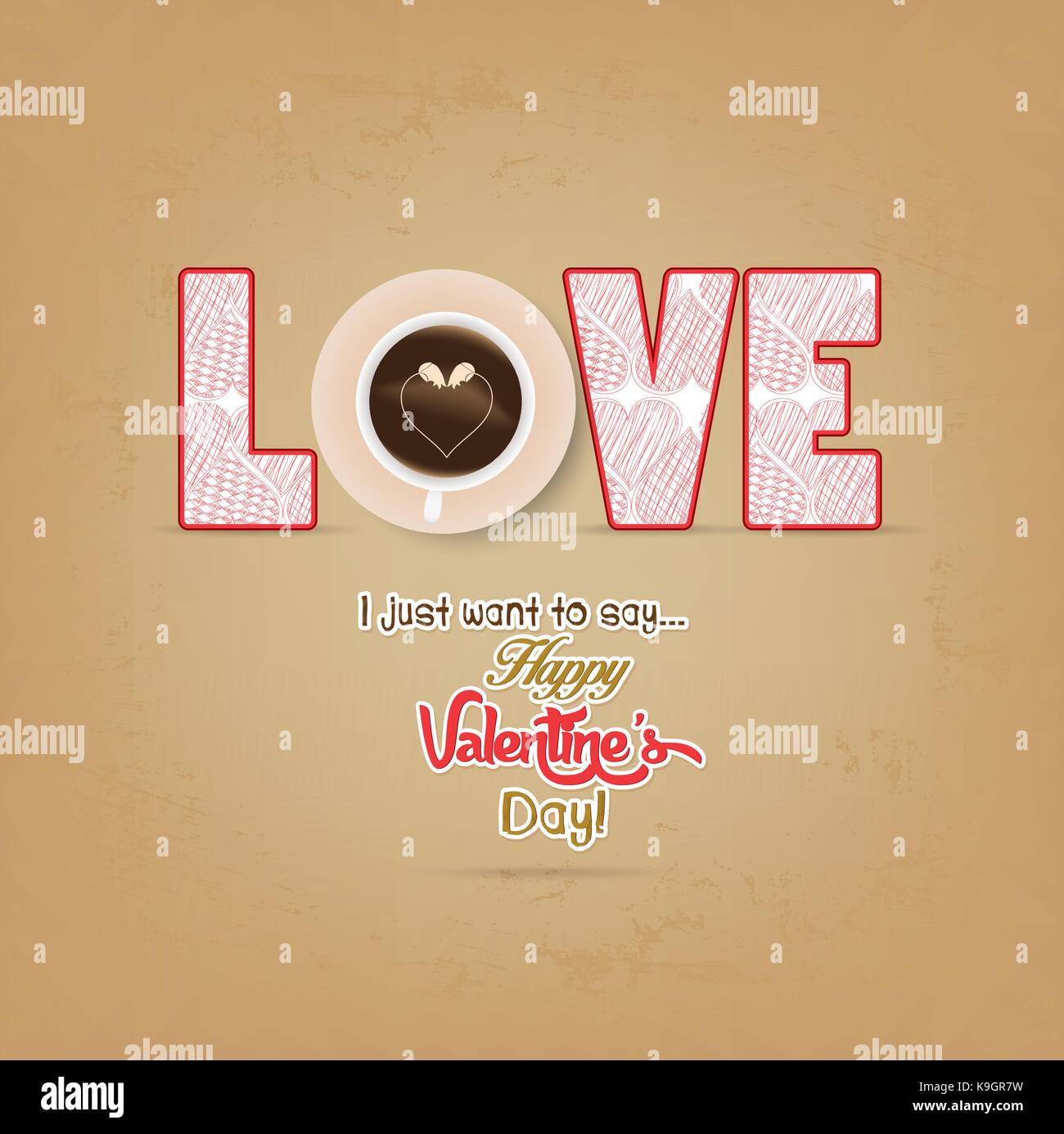 Valentines day background hot Stock Vector Images - Alamy