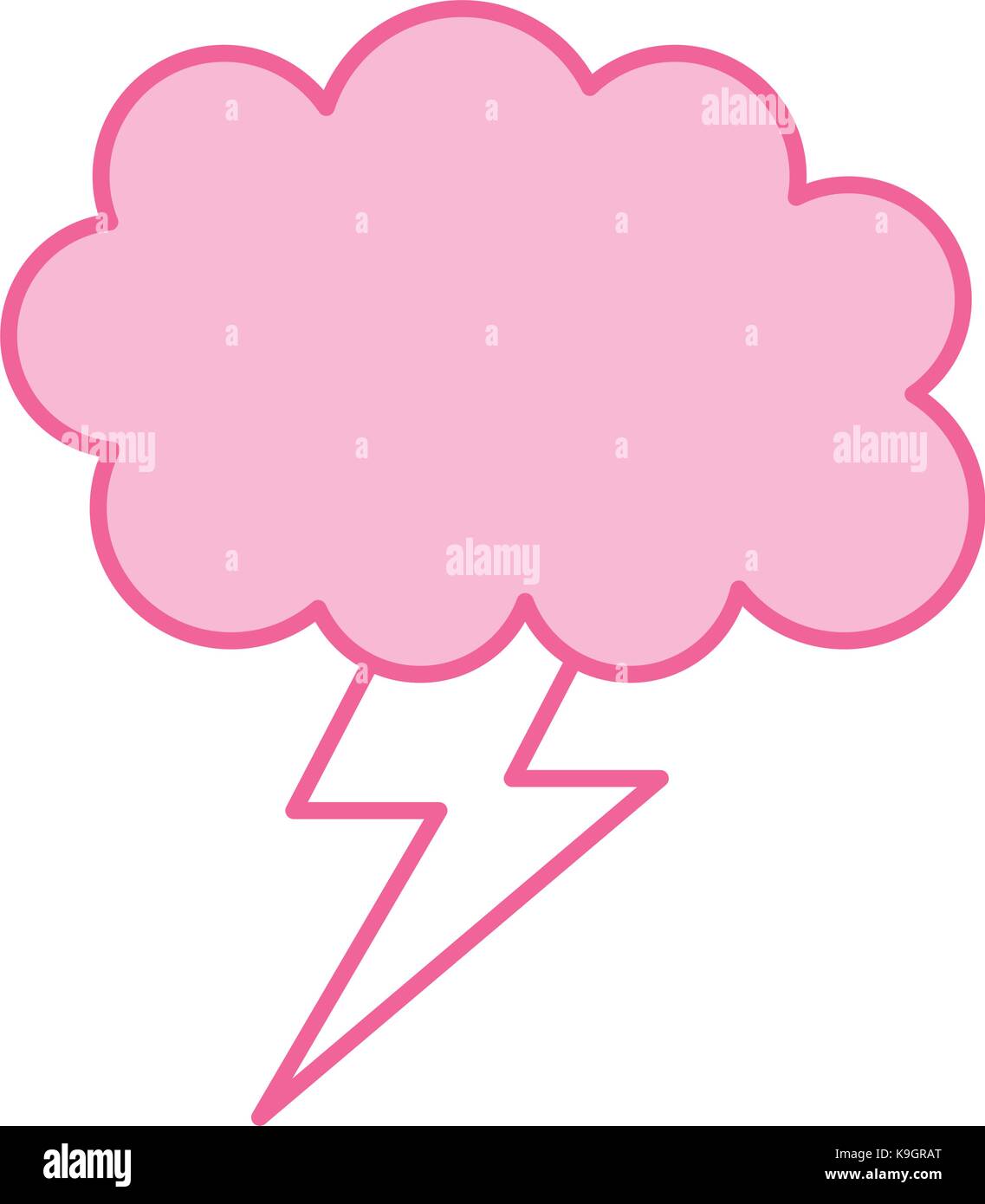 weather cloud lightning bolt climate storm Stock Vector Image & Art - Alamy