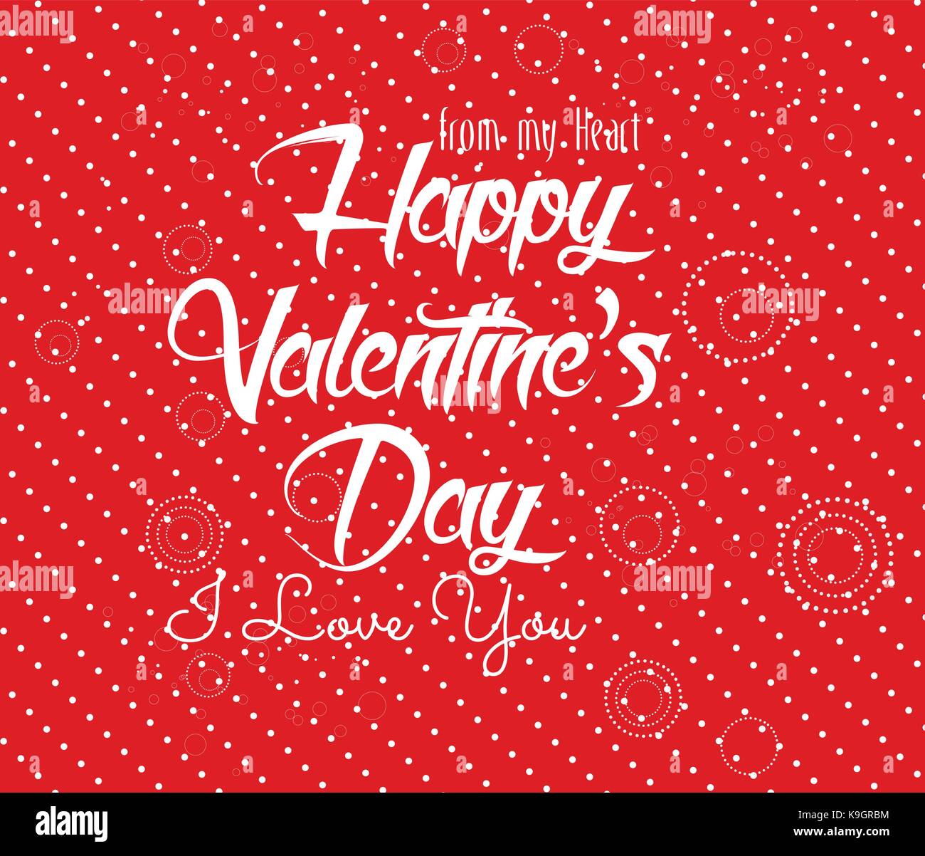 happy valentine's day hand lettering - handmade calligraphy Stock ...