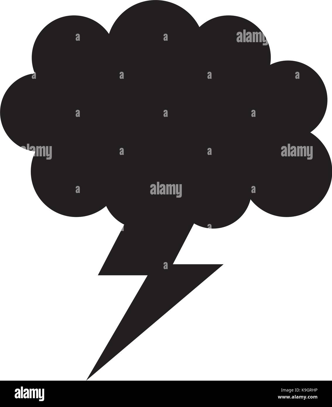 weather cloud lightning bolt climate storm Stock Vector Image & Art - Alamy