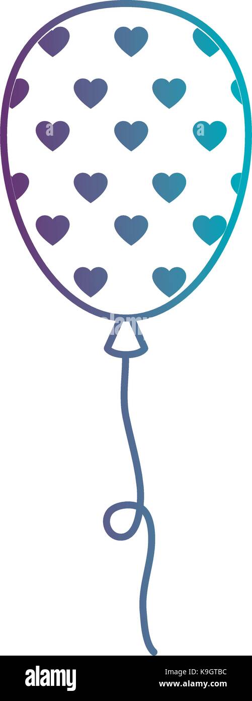 balloon air party decoration Stock Vector Image & Art - Alamy