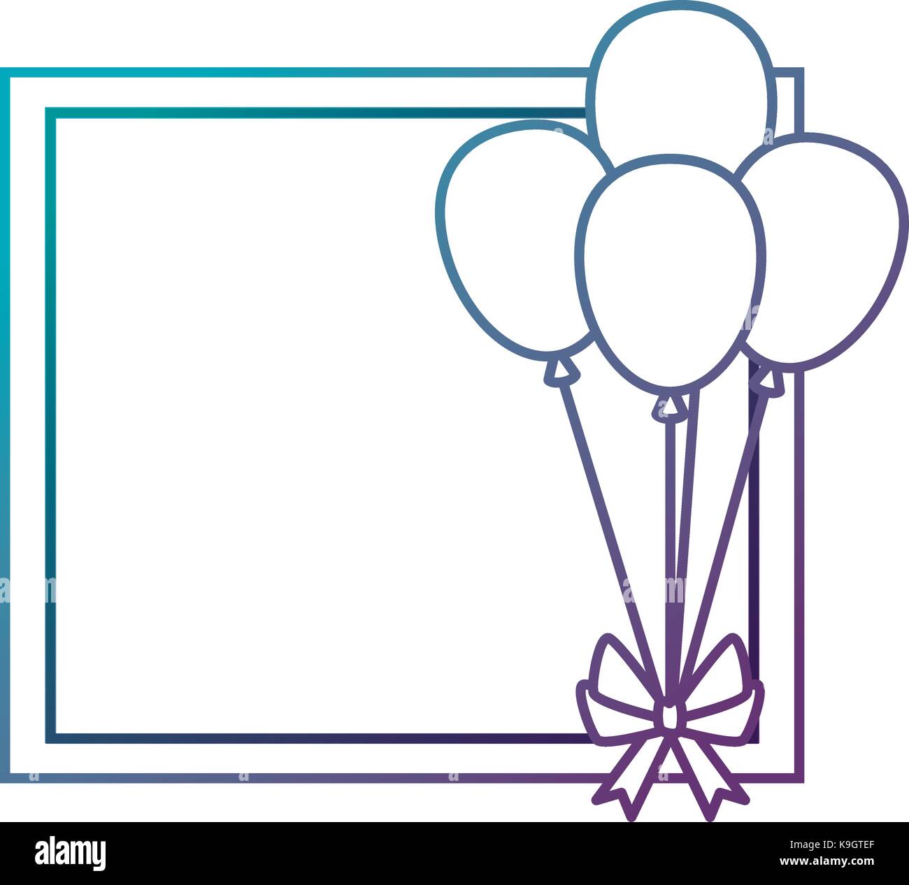 balloons air party decoration Stock Vector Image & Art - Alamy