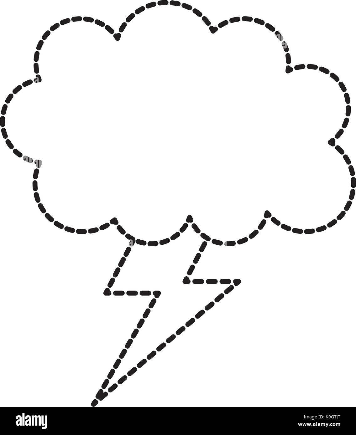 weather cloud lightning bolt climate storm Stock Vector Image & Art - Alamy