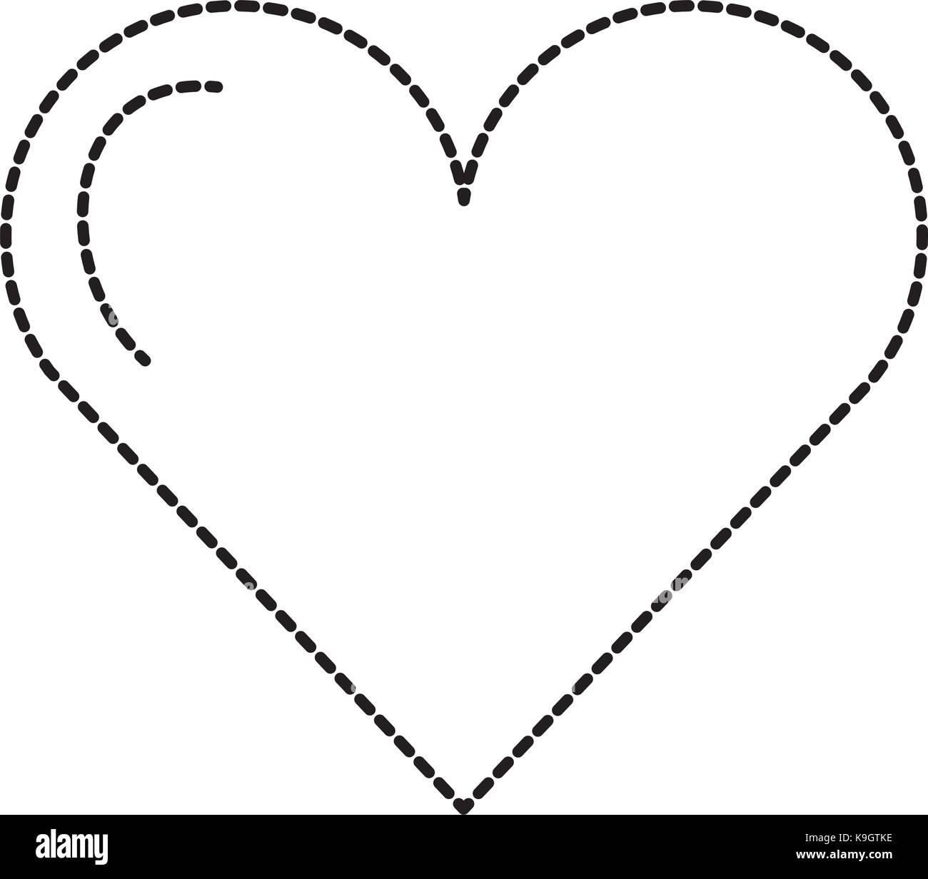 love heart romance adorable icon Stock Vector Image & Art - Alamy