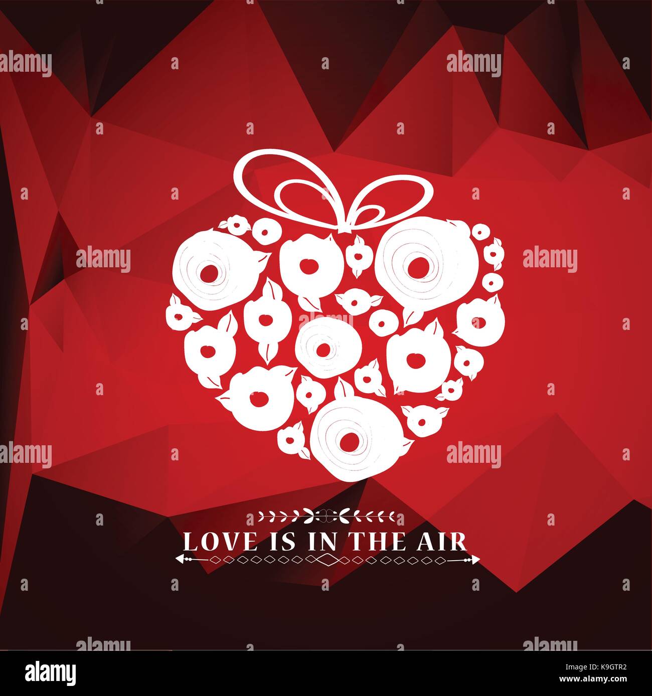 Abstract red rose butterfly greeting hi-res stock photography and ...