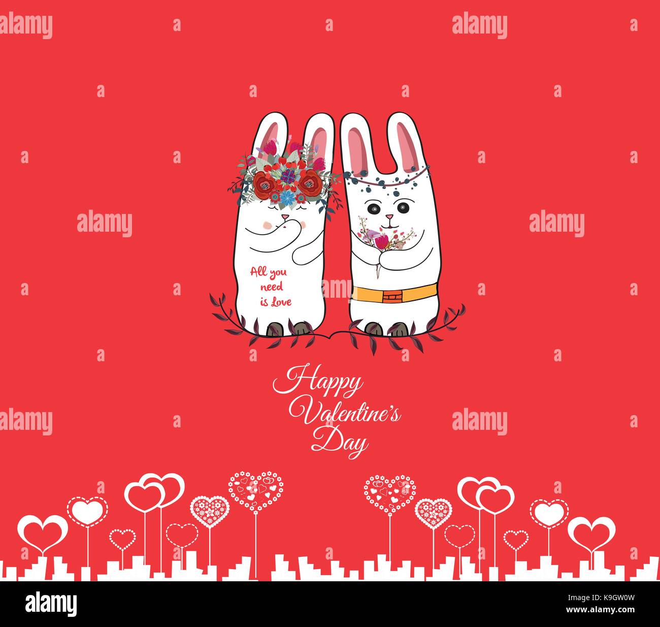 Lovely floral character Stock Vector Images - Alamy