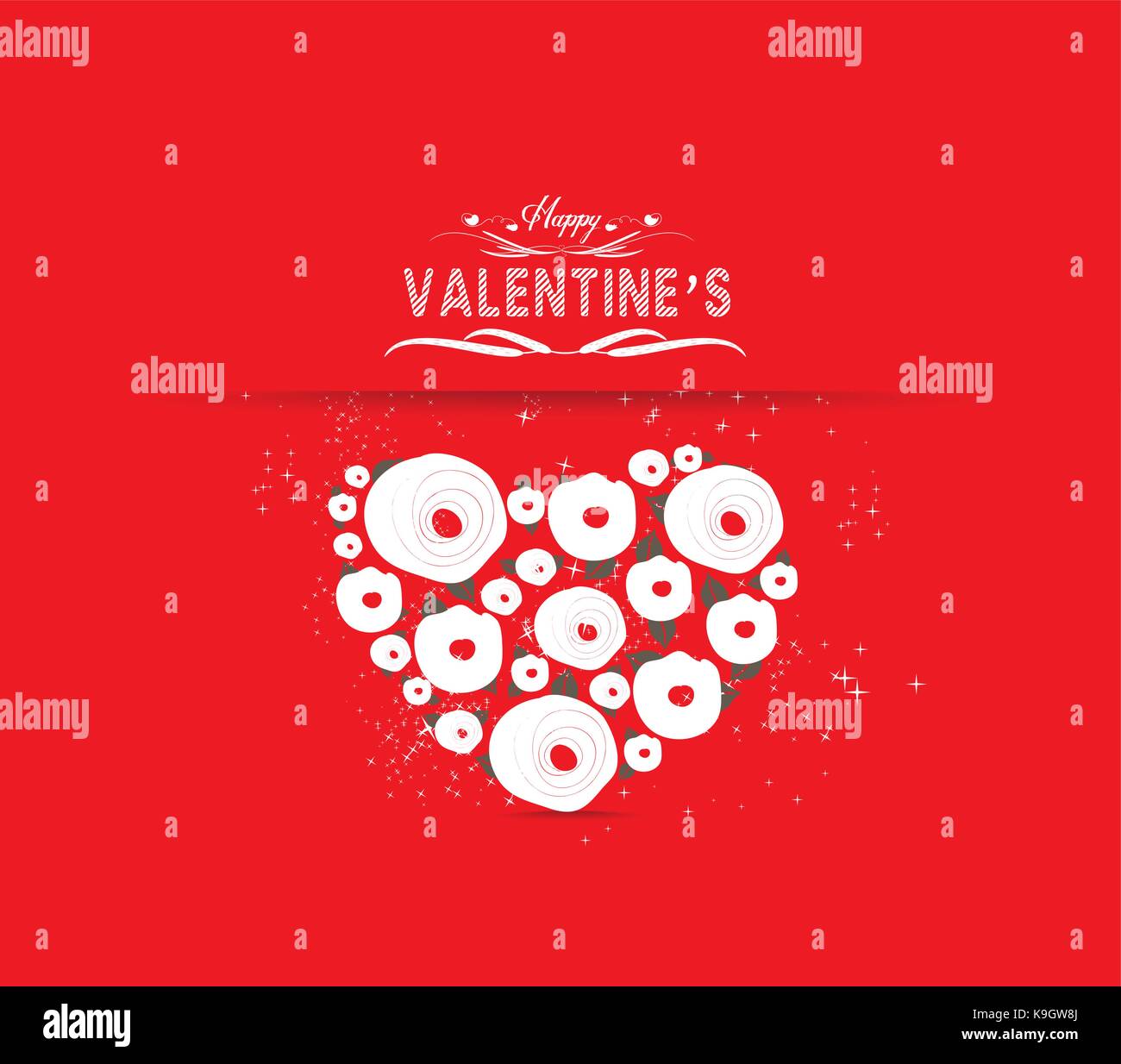 valentine heart greeting card Stock Vector Image & Art - Alamy