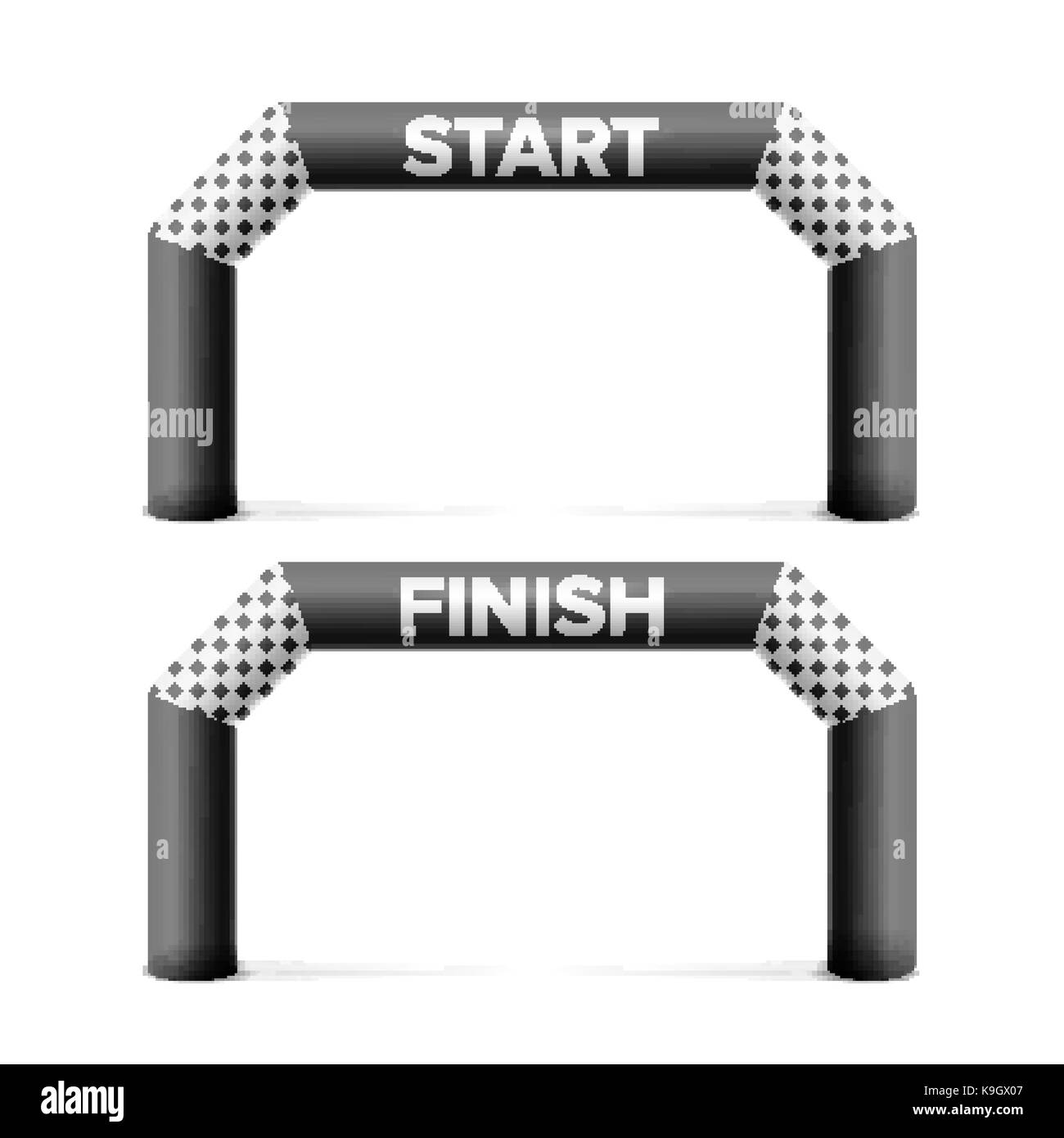 inflatable start finish line