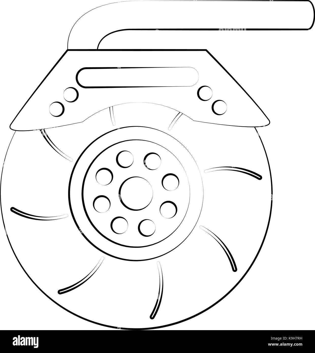 Rotor Disk Stock Vector Images - Alamy