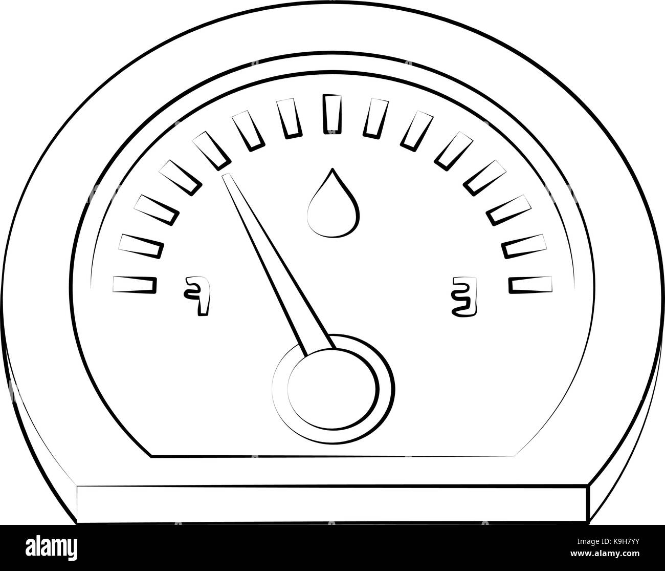 Car fuel meter Stock Vector Image & Art Alamy