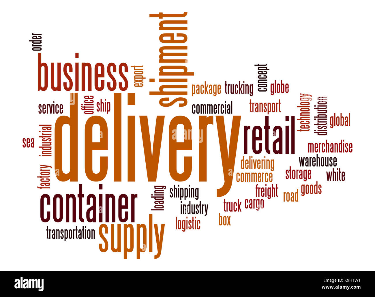 delivery-word-cloud-stock-photo-alamy