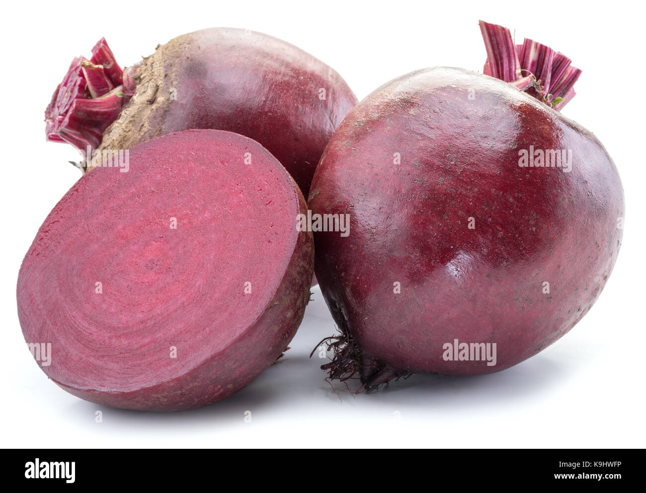 Red beet or beetroot on white background Stock Photo Alamy