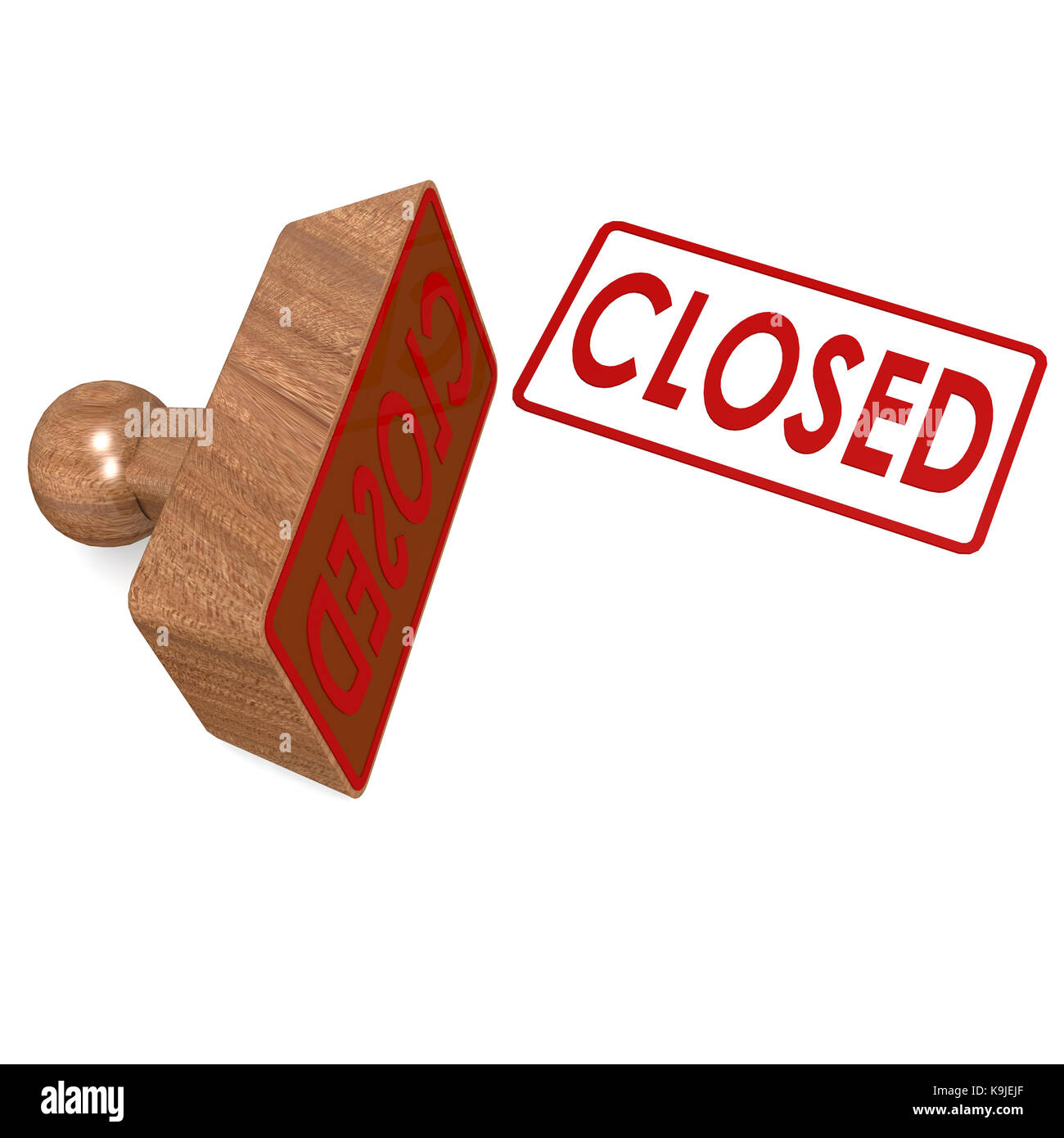 Shut down stamp hi-res stock photography and images - Alamy