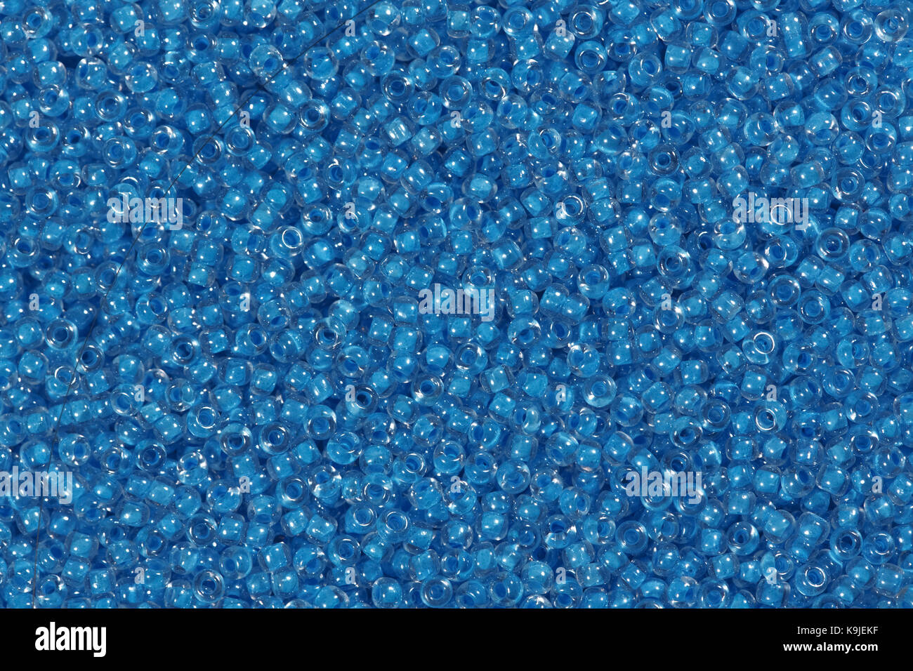 Light blue beads of high quality. Hi res photo Stock Photo Alamy